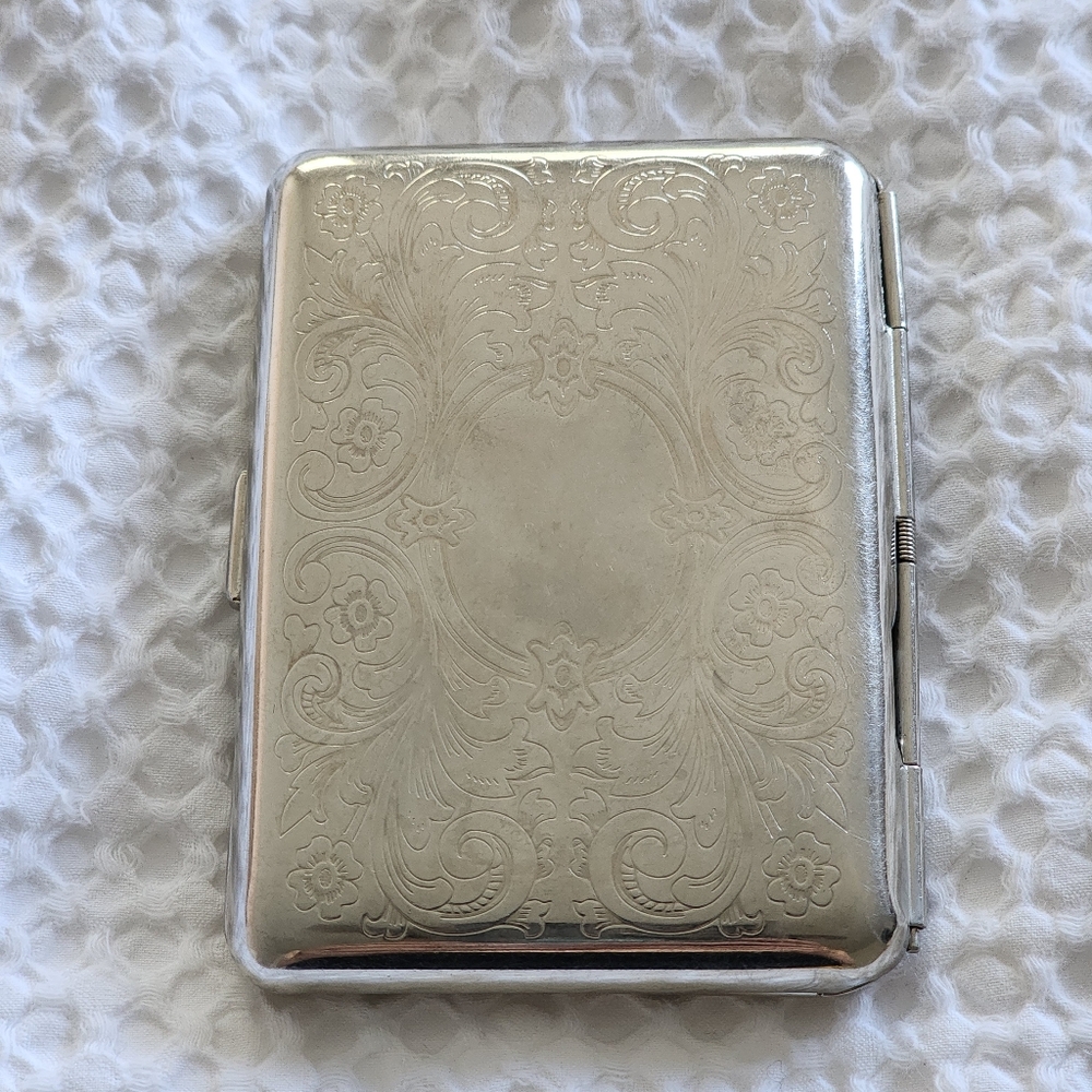White House Black Market Vintage Silver Wallet